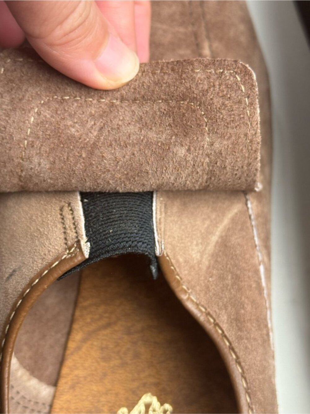 Hush Puppies Brown Suede Loafers Men 8,5 Wide Made in Canada NOS - Picture 3 of 9